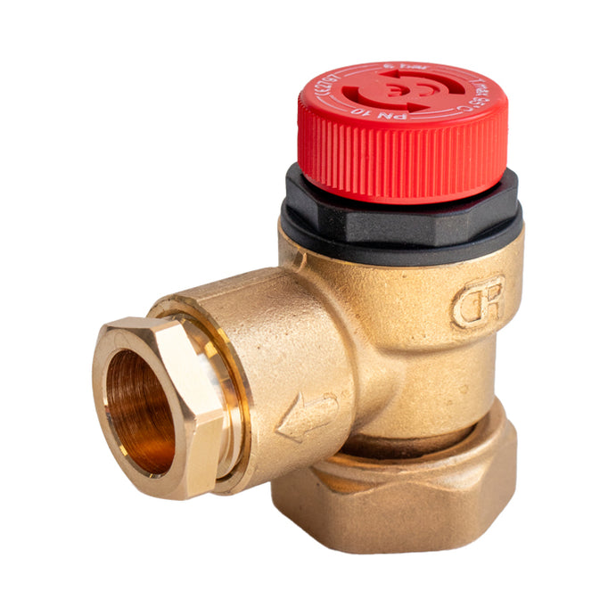 Altecnic Caleffi Pressure Relief Safety Valve - 1/2" X 6 Bar, Model 311460 - Brand New