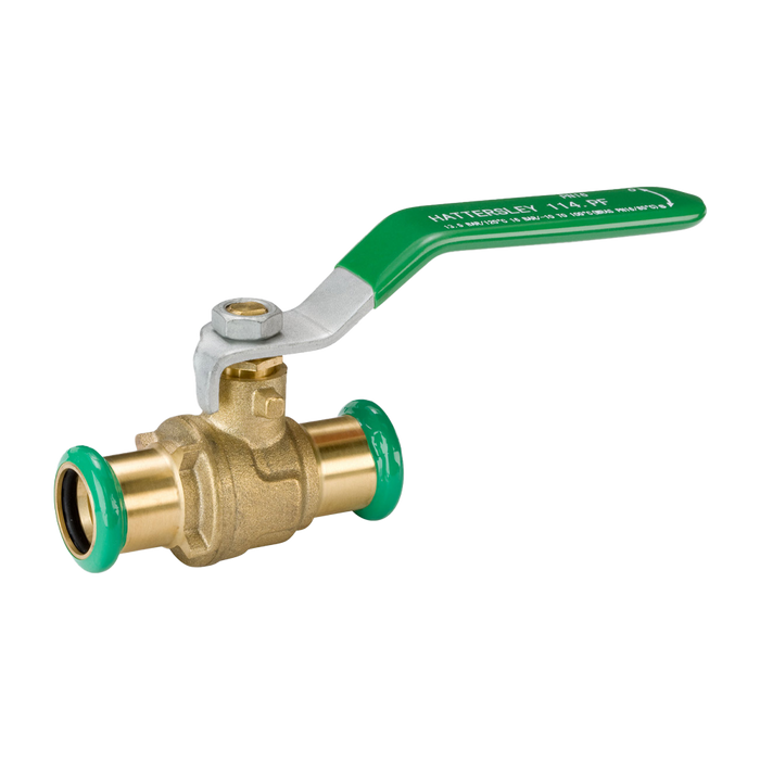 Hattersley Fig 114.PF PN16 Integral Ended Press Fit Ball Valve