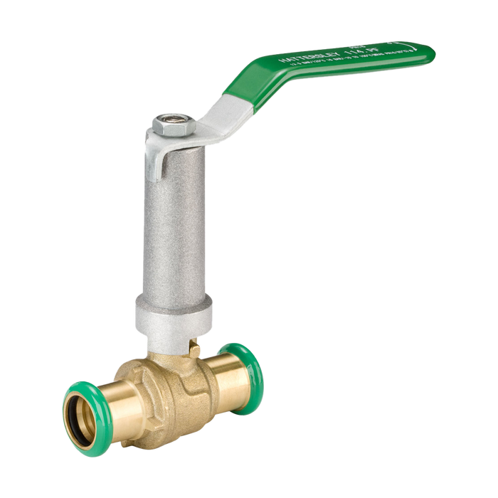 Hattersley Fig 114EXT.PF PN16 Integral Ended Press Fit Ball Valve - Extended Stem
